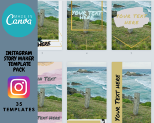 35 Canva Instagram Story Templates with [Bonus] Quote Templates Pack - Suitable for Lifestyle or Personal